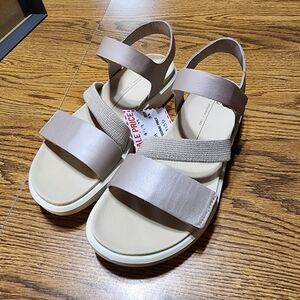 NWT Ecco Flowt W Grey Rose Metallic EU 38 US 7-7.5